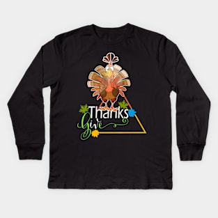 Thanksgiving Day Kids Long Sleeve T-Shirt